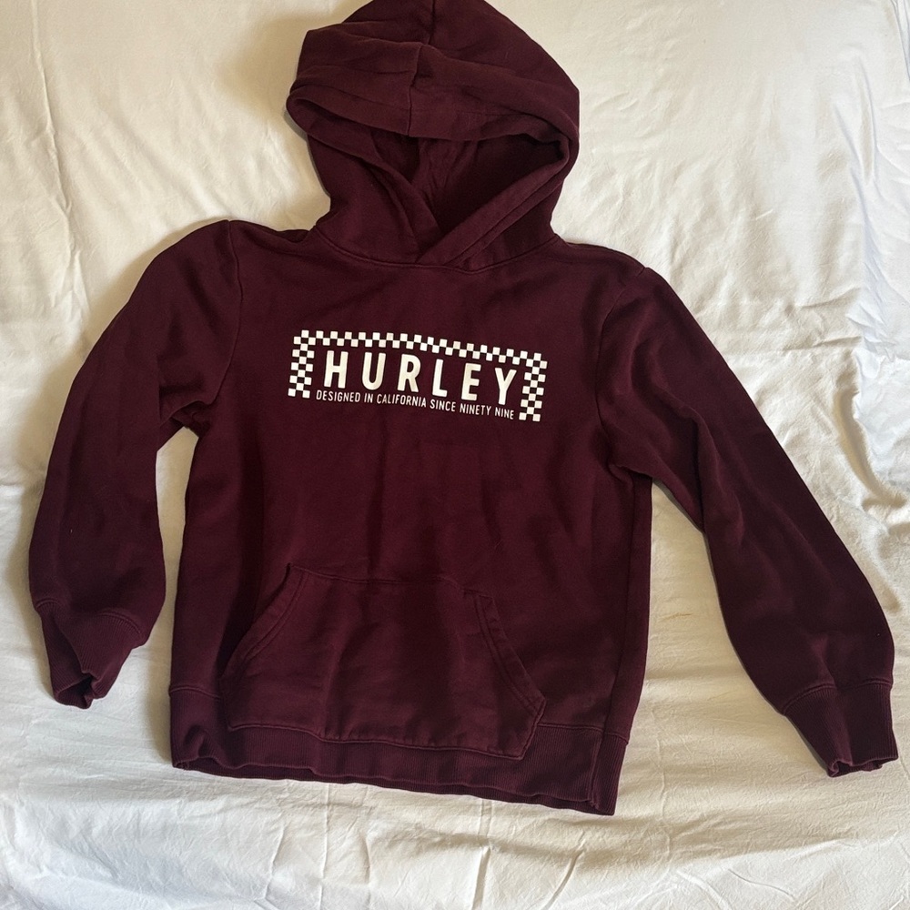 Hurley Burgundy Hoodie
